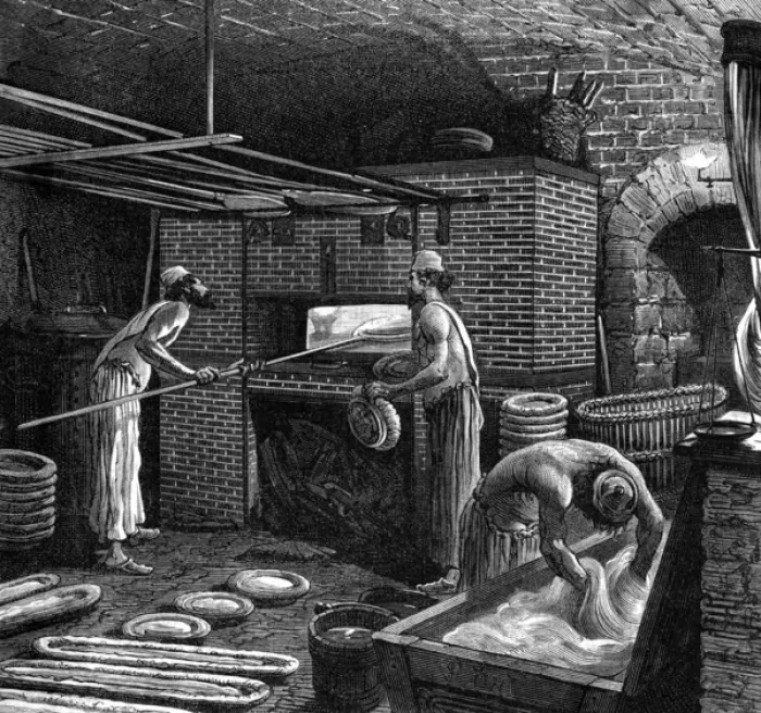 Framed Print : French Boulangerie C1874 Framed Print : French Boulangerie C1874