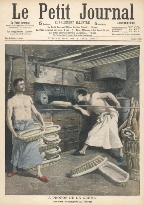 Framed Print : French Boulangers Bake Framed Print : French Boulangers Bake