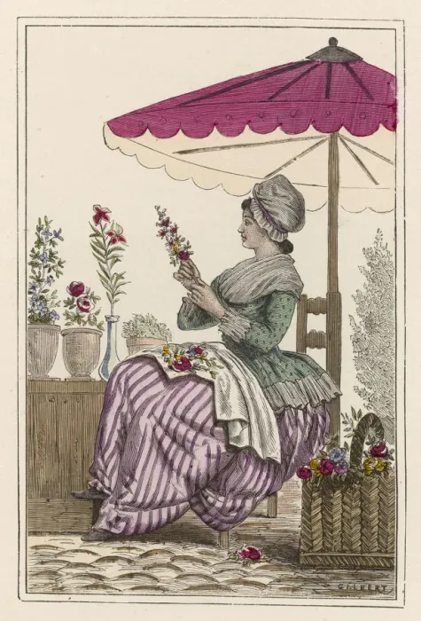 Framed Print : FRENCH BOUQUETIERE Framed Print : FRENCH BOUQUETIERE