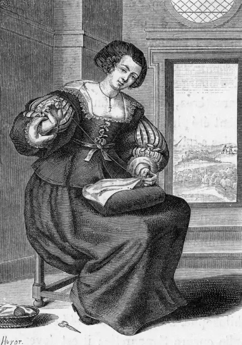 Framed Print : FRENCH BOURGEOISE SEWS Framed Print : FRENCH BOURGEOISE SEWS