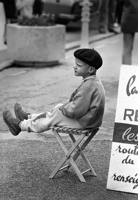 Framed Print : French boy in beret, Roscoff, France Framed Print : French boy in beret, Roscoff, France