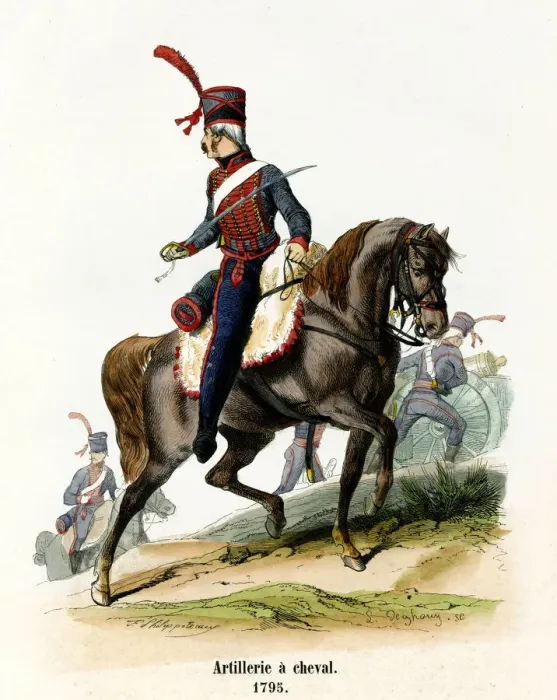 Framed Print : FRENCH C18 CAVALRY