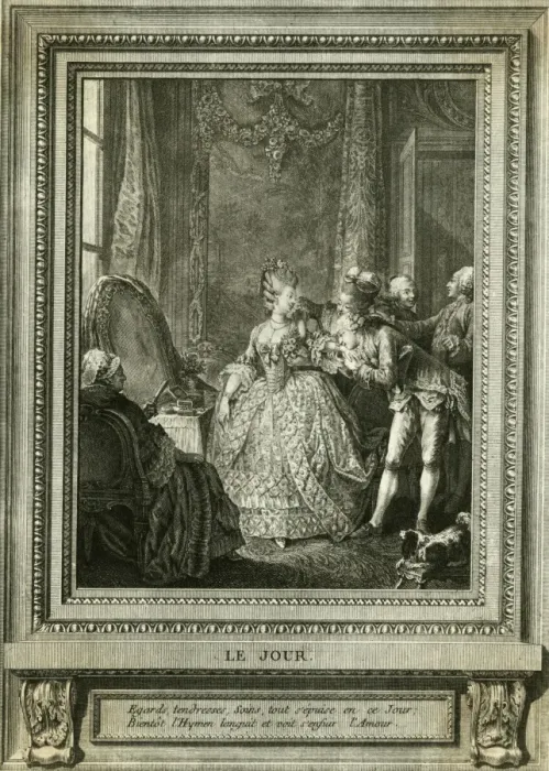 Framed Print : French C18 Wedding Framed Print : French C18 Wedding