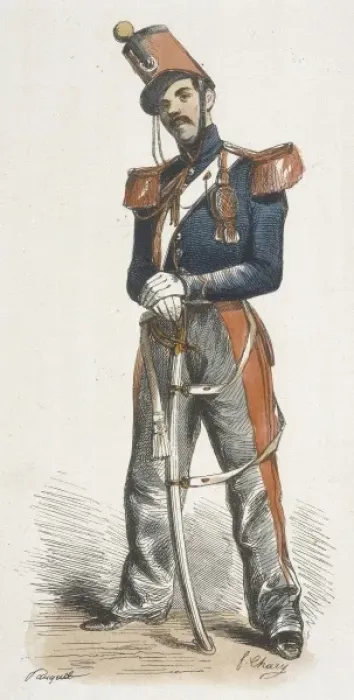 Framed Print : French Cadet / Saumur / 1850 Framed Print : French Cadet / Saumur / 1850