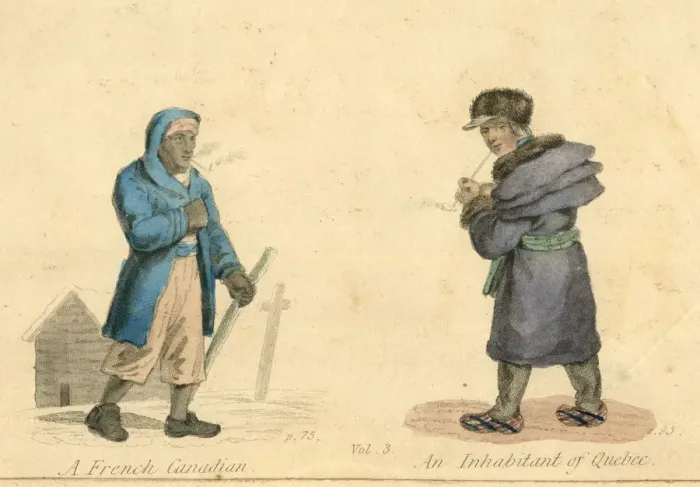 Framed Print : French Canadian and Inhabitant of Quebec Framed Print : French Canadian and Inhabitant of Quebec