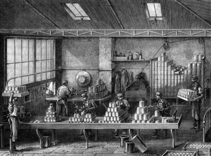 Framed Print : French Canning factory Framed Print : French Canning factory