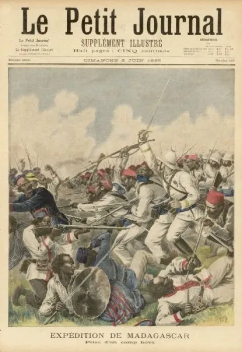 Framed Print : French Capture Hova Camp Framed Print : French Capture Hova Camp