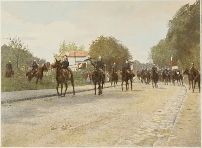 Framed Print : French Cavalry Advance Framed Print : French Cavalry Advance
