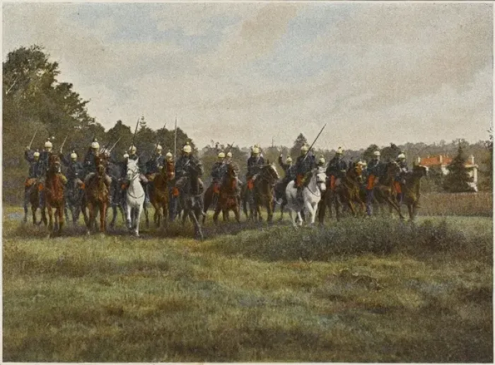 Framed Print : French Cavalry Charge 2 Framed Print : French Cavalry Charge 2