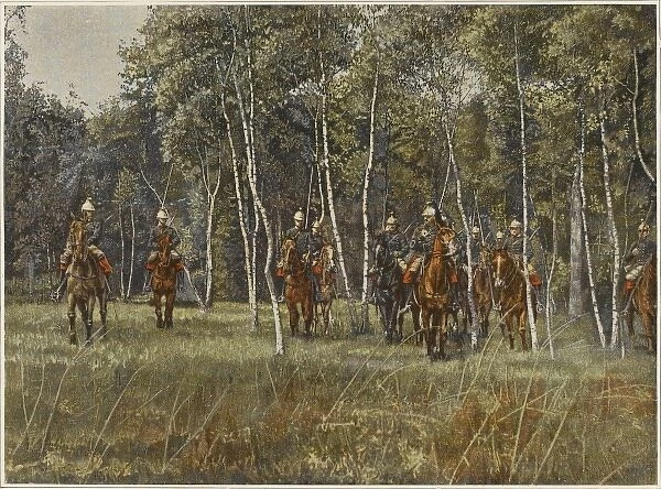 French Cavalry in Wood