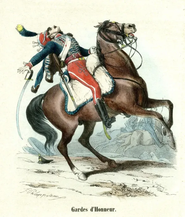 Framed Print : FRENCH CAVALRYMAN HIT Framed Print : FRENCH CAVALRYMAN HIT