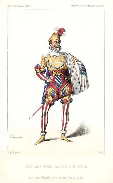 French comic actor Charles Coquet as Regent
