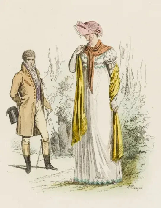 Framed Print : French Costume 1807 Framed Print : French Costume 1807
