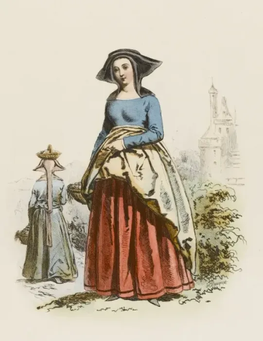 Framed Print : French Countrywoman C15 Framed Print : French Countrywoman C15