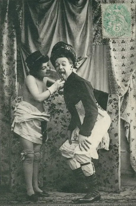 Framed Print : French couple seduction sequence Framed Print : French couple seduction sequence