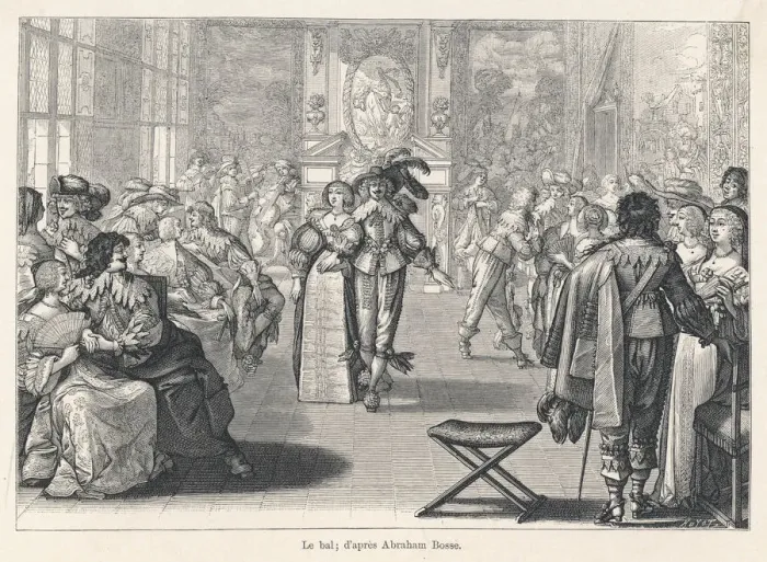 Framed Print : FRENCH COURT BALL Framed Print : FRENCH COURT BALL