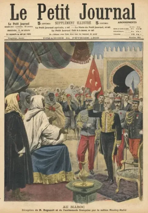 Framed Print : French at Court / Morocco Framed Print : French at Court / Morocco