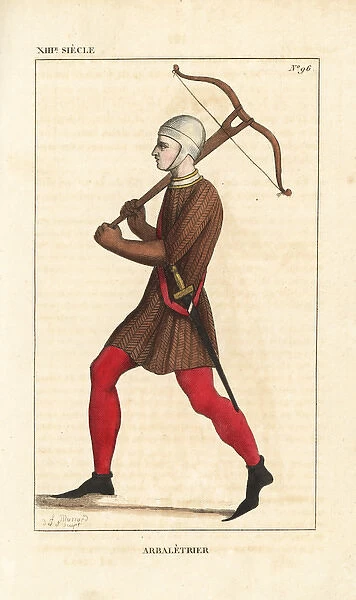 French crossbowman, 13th century