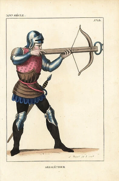 French crossbowman, 14th century