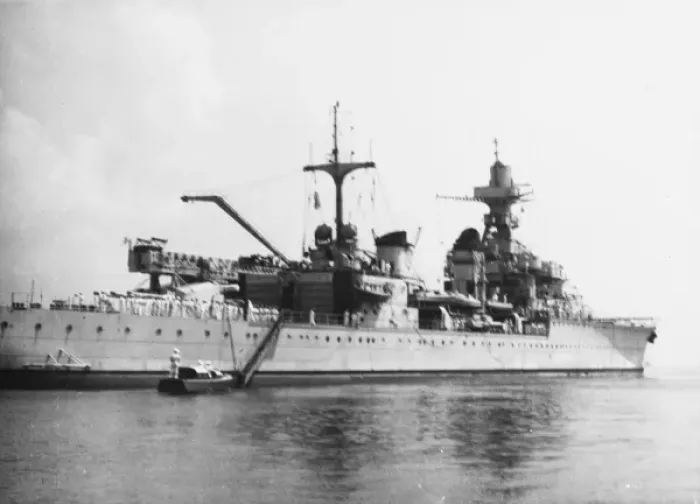 Framed Print : French Cruiser WWII Framed Print : French Cruiser WWII