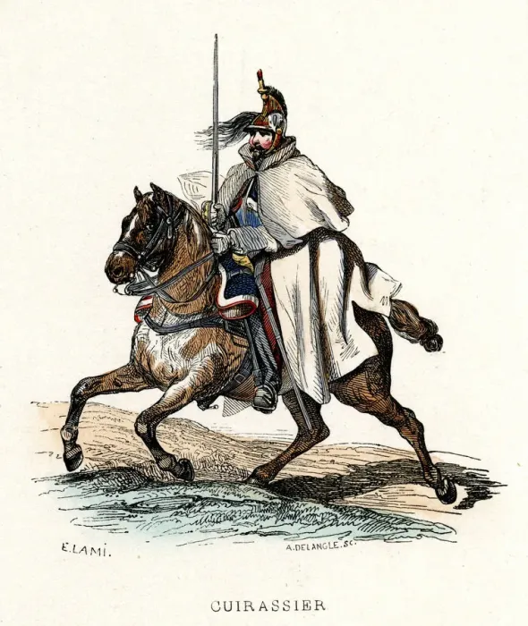 Framed Print : French cuirassier Framed Print : French cuirassier