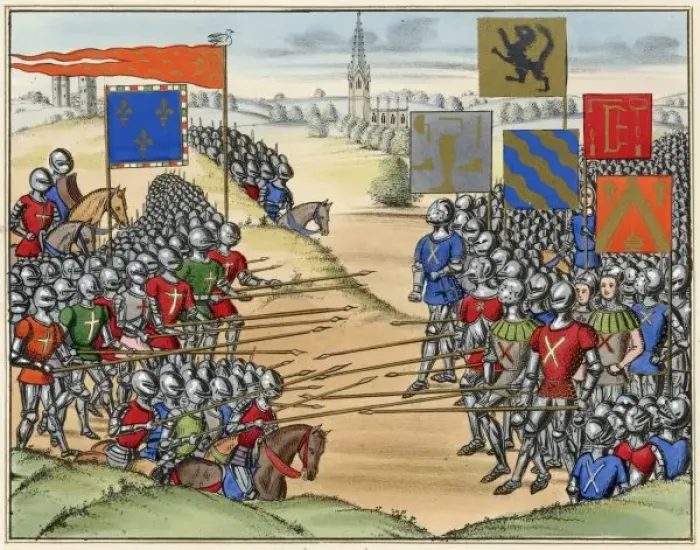 Framed Print : French Defeat Flemish Framed Print : French Defeat Flemish