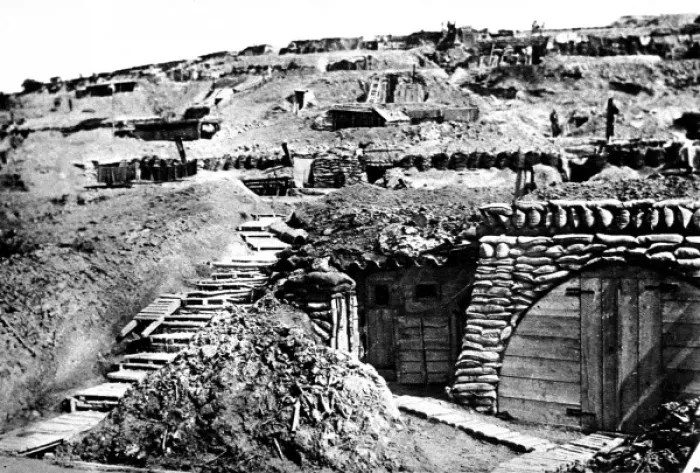 Framed Print : The French defences at Verdun Framed Print : The French defences at Verdun