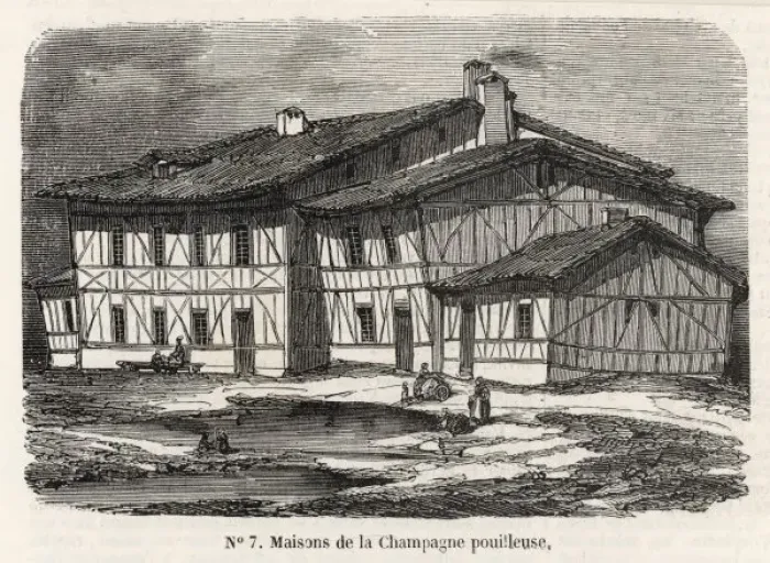 Framed Print : French Farm / Champagne Framed Print : French Farm / Champagne