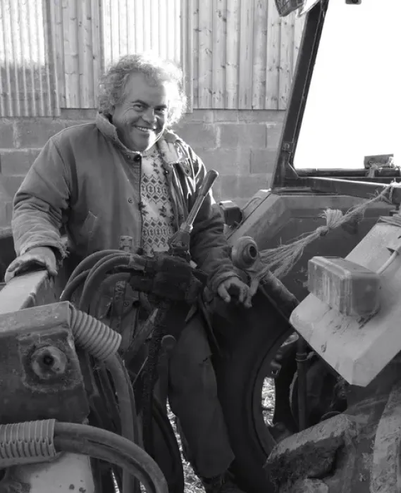 Framed Print : French farmer with his tractor Framed Print : French farmer with his tractor