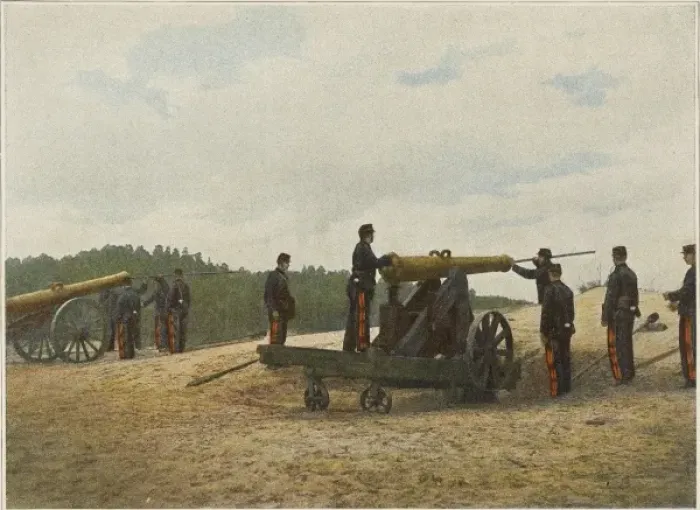 Framed Print : French Field Guns - 4 Framed Print : French Field Guns - 4