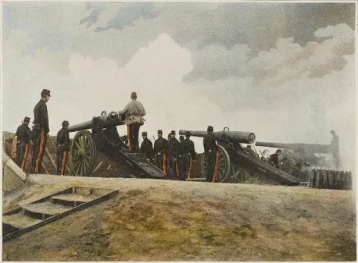Framed Print : French Field Guns - 5 Framed Print : French Field Guns - 5