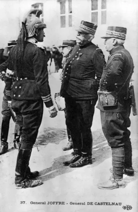 Framed Print : French Generals Joffre and Castelnau Framed Print : French Generals Joffre and Castelnau