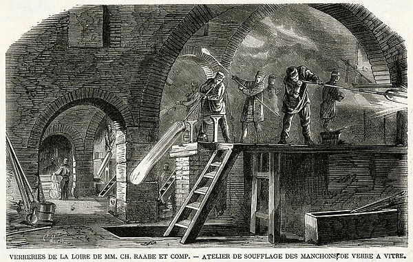 FRENCH GLASS WORKS 1832