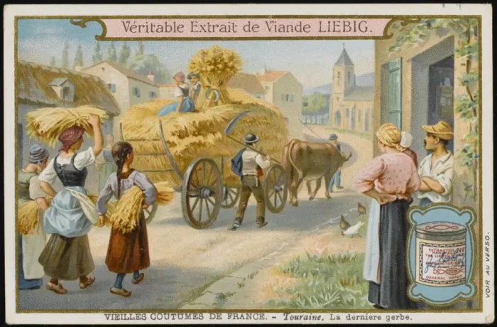 Framed Print : French Harvest Festival Framed Print : French Harvest Festival