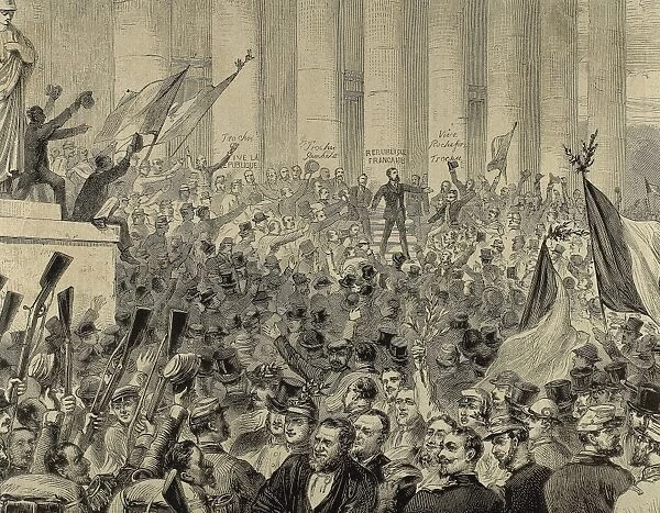 French history. Proclamation of the Second Republic. Decembe