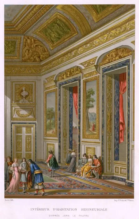 Framed Print : French Home / 17th Century Framed Print : French Home / 17th Century