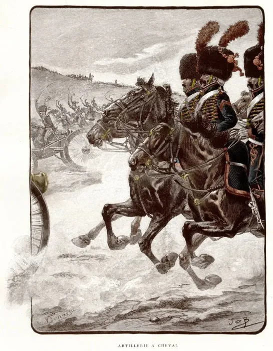Framed Print : FRENCH HORSE ARTILLERY Framed Print : FRENCH HORSE ARTILLERY