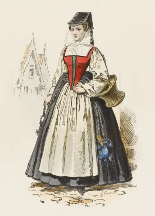 Framed Print : French Housekeeper Framed Print : French Housekeeper