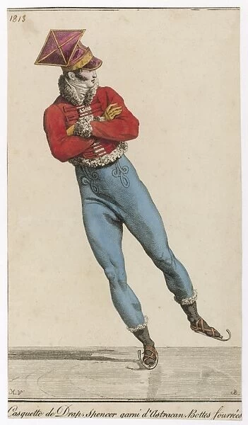 French Ice Skater 1813