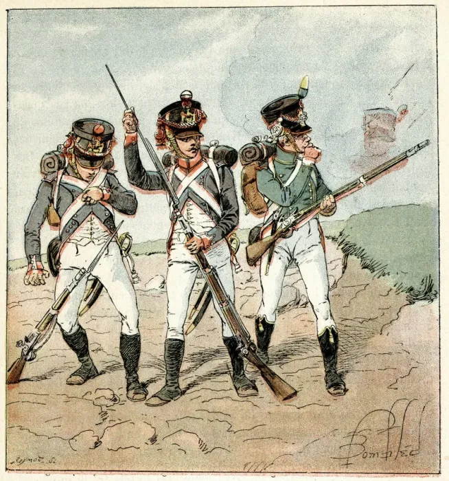 Framed Print : FRENCH INFANTRY / 1806 Framed Print : FRENCH INFANTRY / 1806