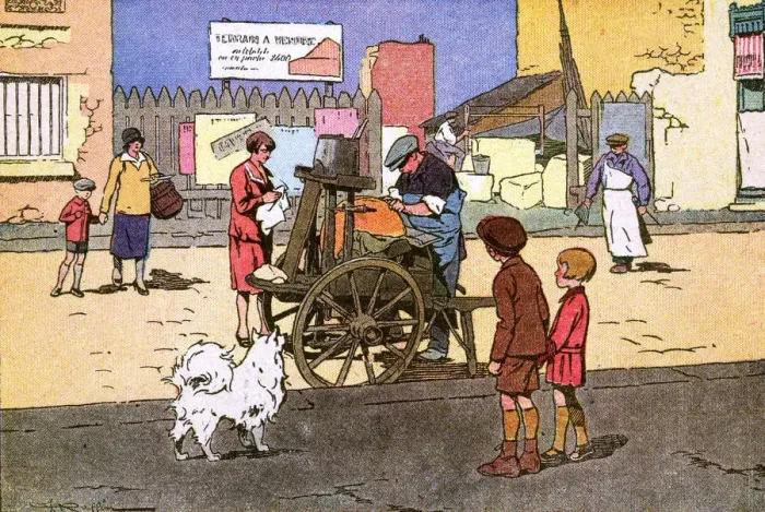 Framed Print : FRENCH KNIFE GRINDER Framed Print : FRENCH KNIFE GRINDER