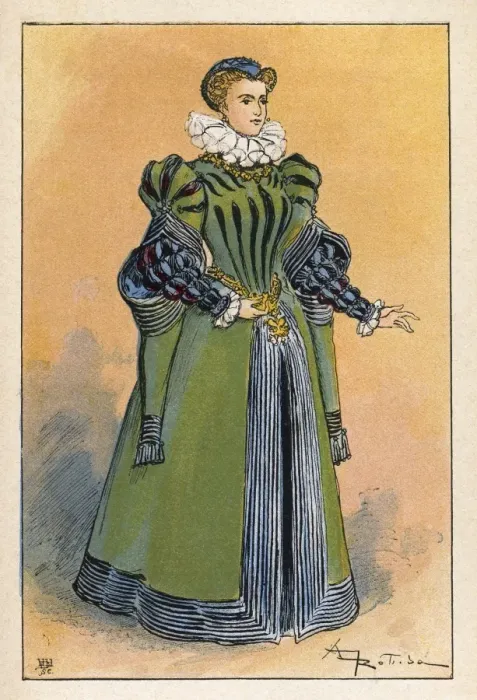 Framed Print : French Lady Ca 1560 Framed Print : French Lady Ca 1560