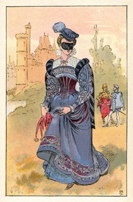 Framed Print : French Lady Ca 1570 Framed Print : French Lady Ca 1570