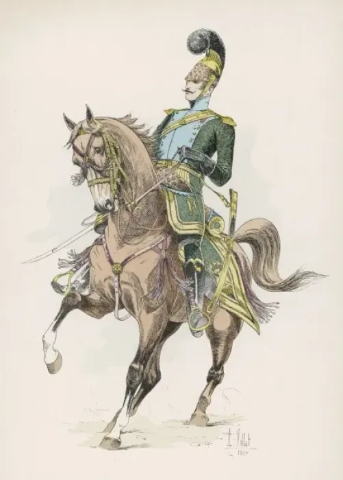 Framed Print : French Lancer (Vallet) Framed Print : French Lancer (Vallet)