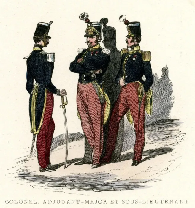 Framed Print : French Light Infantry Soldiers Framed Print : French Light Infantry Soldiers