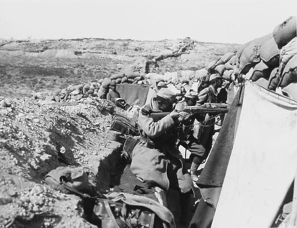 French front line at Gallipoli WWI