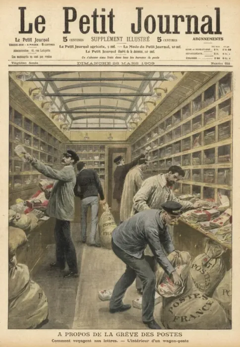 Framed Print : French Mail Train 1909 Framed Print : French Mail Train 1909