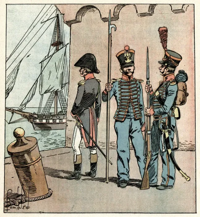 Framed Print : French marines Framed Print : French marines