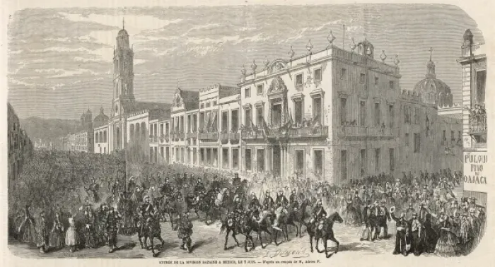 Framed Print : French in Mexico City Framed Print : French in Mexico City