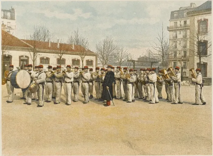 Framed Print : French Military Band Framed Print : French Military Band